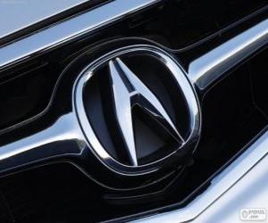 Puzzle Acura λογότυπο, ιαπωνική μάρκα αυτοκινήτου